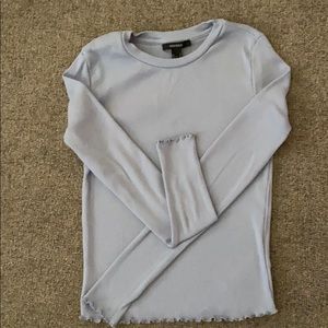 Crew neck long sleeve tee